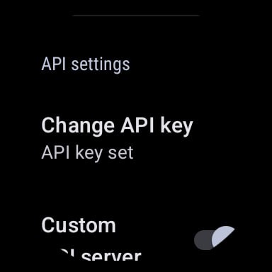 Enter your API key