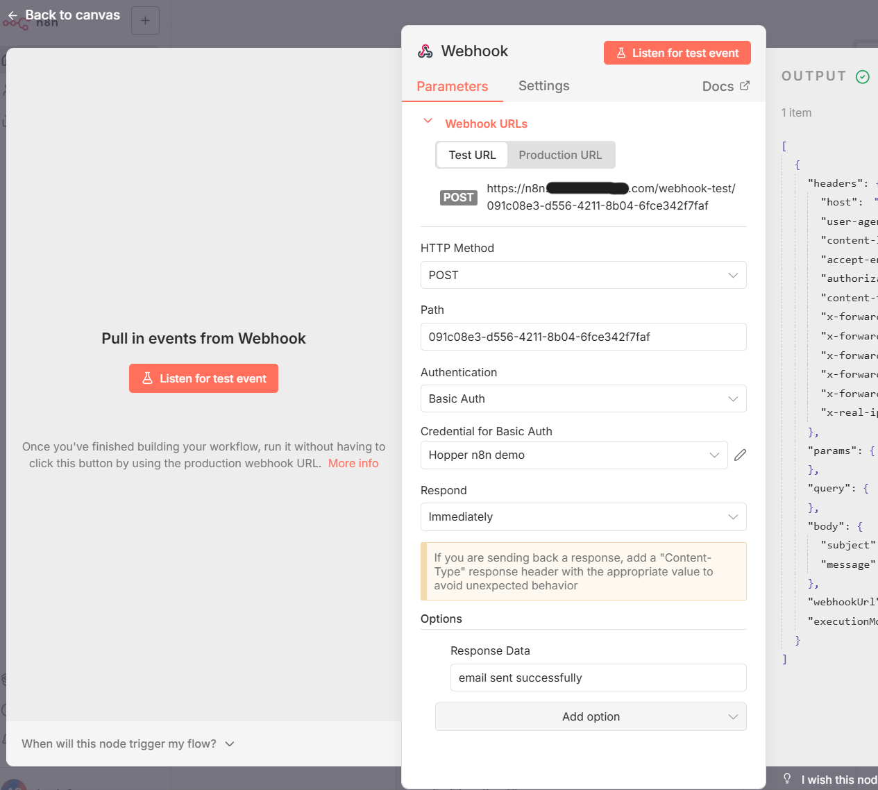 Setting up n8n Webhooks